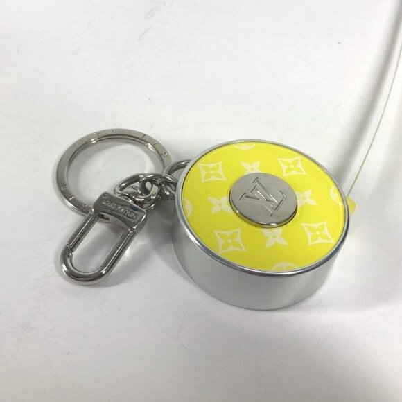 LOUIS VUITTON MP3111 Monogram Porte Cles Meter Meter Tape Measure Key Holder - Picture 9 of 11